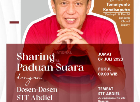 Sharing Paduan Suara bersama Bapak Tomy-Pemimpin Bandung Choral Society