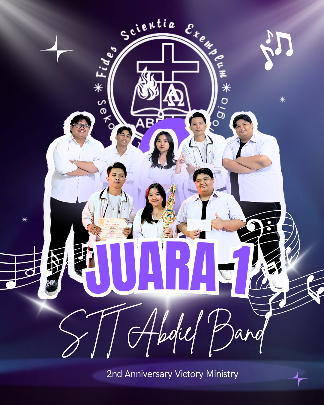 Juara I Lomba Band dalam rangka 2nd Anniversary Victory M&hellip;