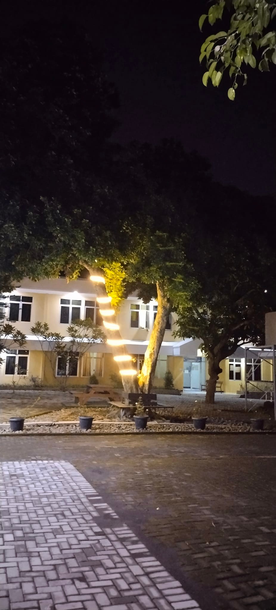Pemandangan Malam di STT Abdiel dalam menyambut Christmas
