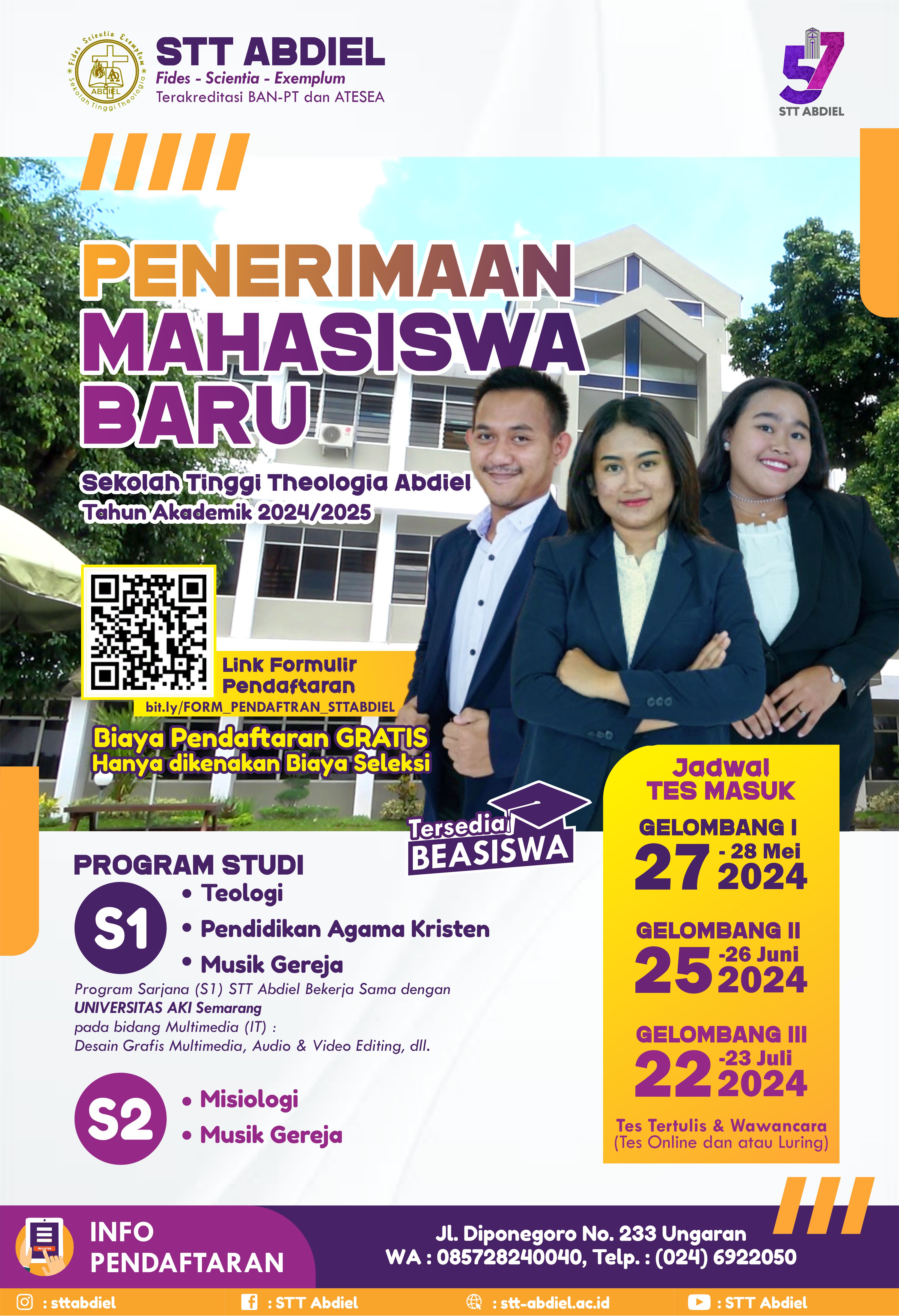 Penerimaan Mahasiswa Baru Tahun Akademik 2024/2025