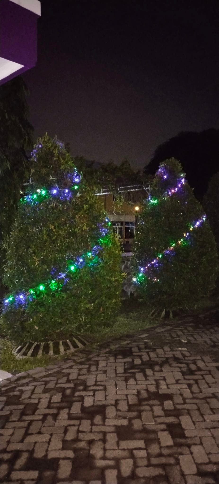 Pemandangan Malam di STT Abdiel dalam menyambut Christmas