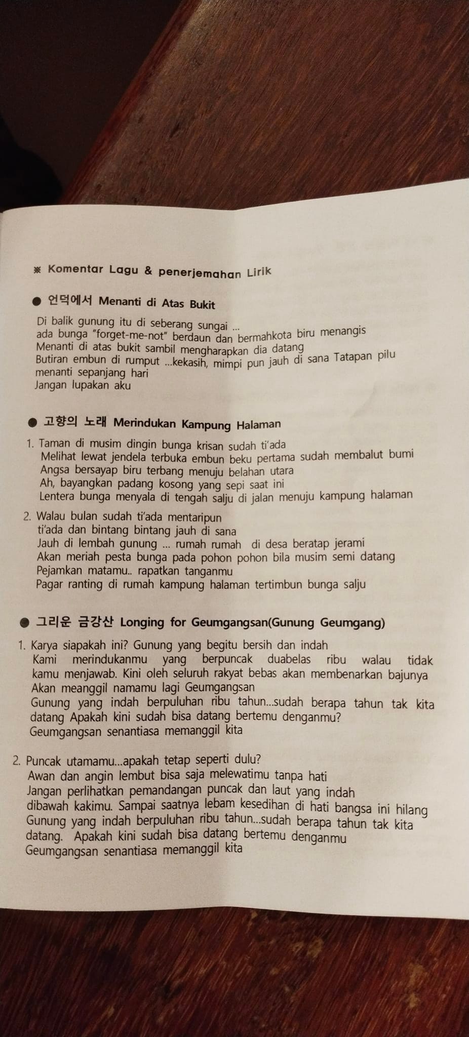 Konser Vokal dalam rangka HUT ke-30 Gereja Korea di Semarang